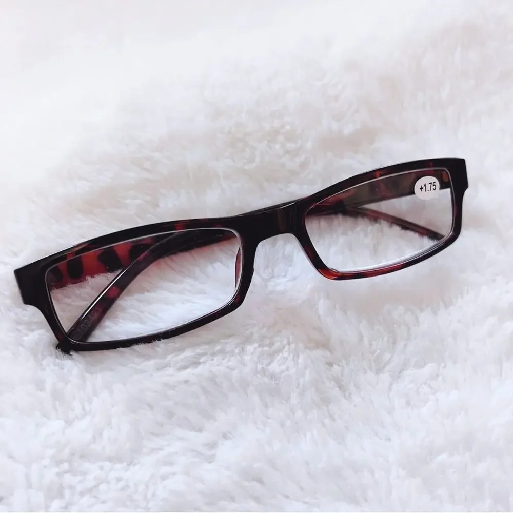Vincent Brown Rectangular Classic Reader Glasses - Picture 5 of 9